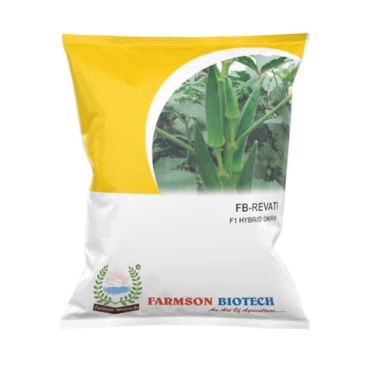 ஃபார்ம்சன் பயோடெக் ரேவதி F1 கலப்பின ஓக்ரா விதைகள்