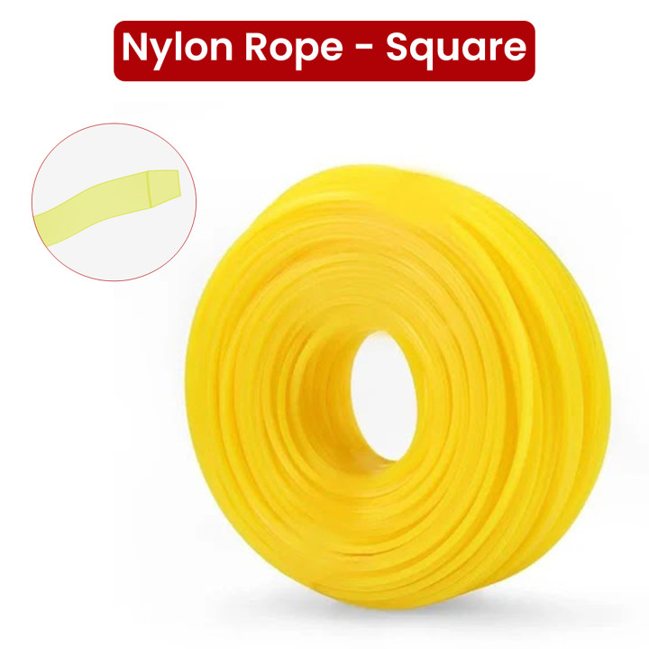 Balwaan Brush Cutter Nylon Rope Square NRS-350 Yellow