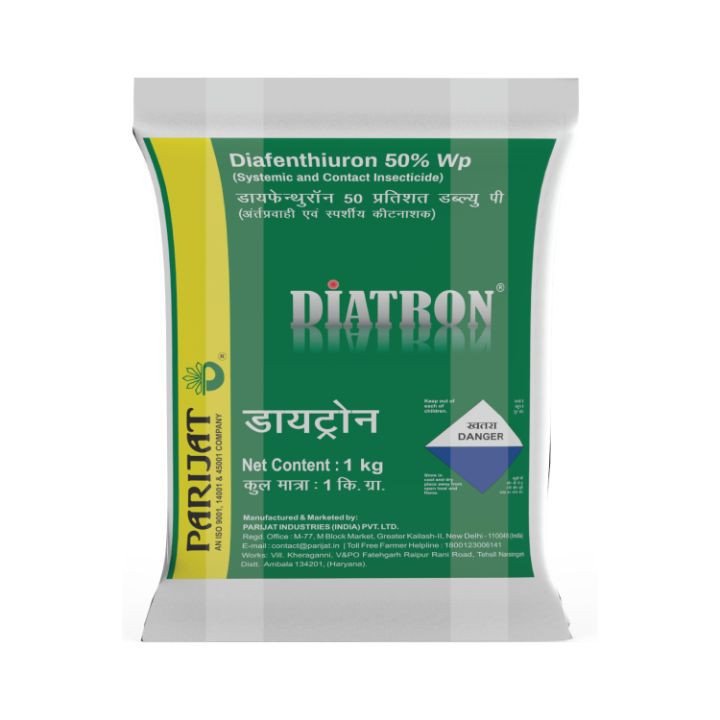 Parijat DIATRON Insecticide – Diafenthiuron 50% WP for Sucking Pests & Mites